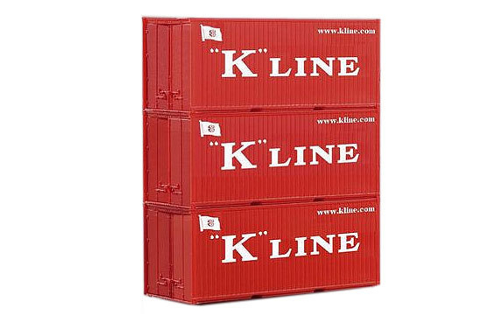 Контейнеры (20 фут) "K-Line" (набор из 3 шт), проф.серия