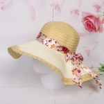 Шляпа женская с широкими полями «TiraMiSu- Аврора», микс 3 цвета , р58, ширина полей 12 см