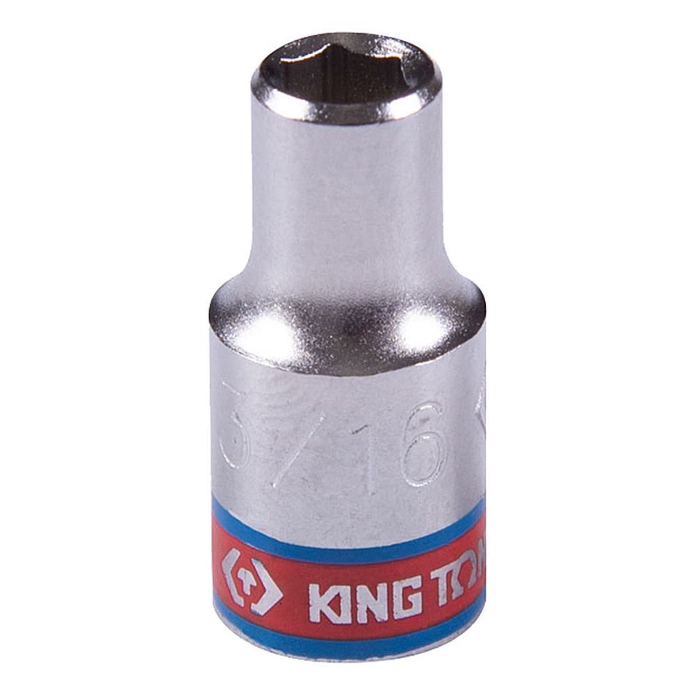 KING TONY (233506S) Головка торцевая стандартная шестигранная 1/4", дюймовая 3/16"