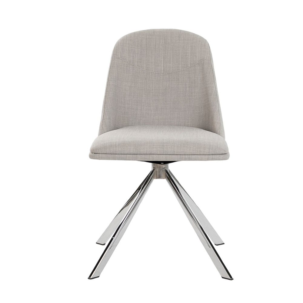 Поворотный стул Angel Cerda Espacio Malva F3216 /4020 серый