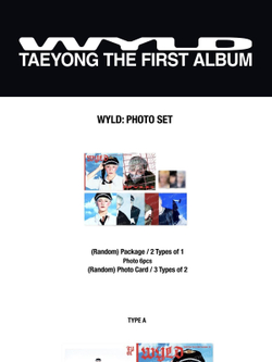 товары TAEYONG - WYLD 1st ALBUM OFFICIAL MD WYLD: PHOTO SET