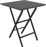Стол пластиковый складной Siesta Contract Helen Folding Table 60, черный, 600х600х740 мм, черный