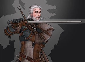 Открытка «Witcher: Geralt»