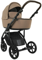 Детская коляска Roan Bass Next 2.0 3 в 1 с автокреслом Pituso Baesa Pro Black,Beige Canopy BSN/42/2 Mocha Mousse/Black/руч.Cappuccino