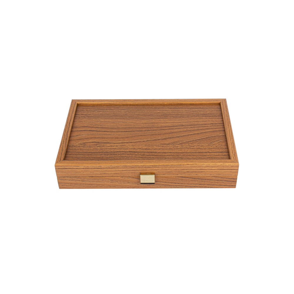 Нарды BACKGAMMONНарды с боковыми стойками Manopoulos Коричневый