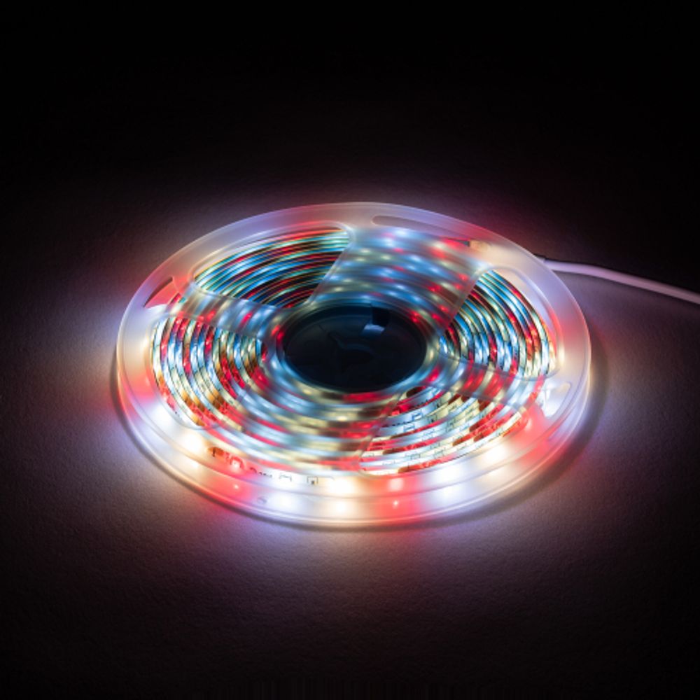 Светодиодная лента для растений ЭРА FITO-Strip Light-Rа90-300LED-5m-12V-IP65 полного спектра 5м IP65 с адаптером 12В | Светодиодные ленты для растений