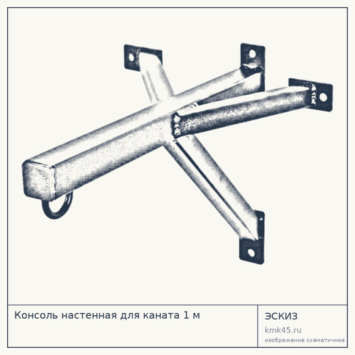Консоль настенная для каната 1 м — от 3 000 ₽