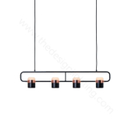 Pendant design lamp  Ling P4 by Seed Design (Black)