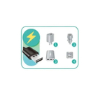 Матрас надувной с насосом USB 152х203х36см Intex 64159
