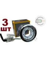Светильник GX53 встраиваемый Хром 3шт