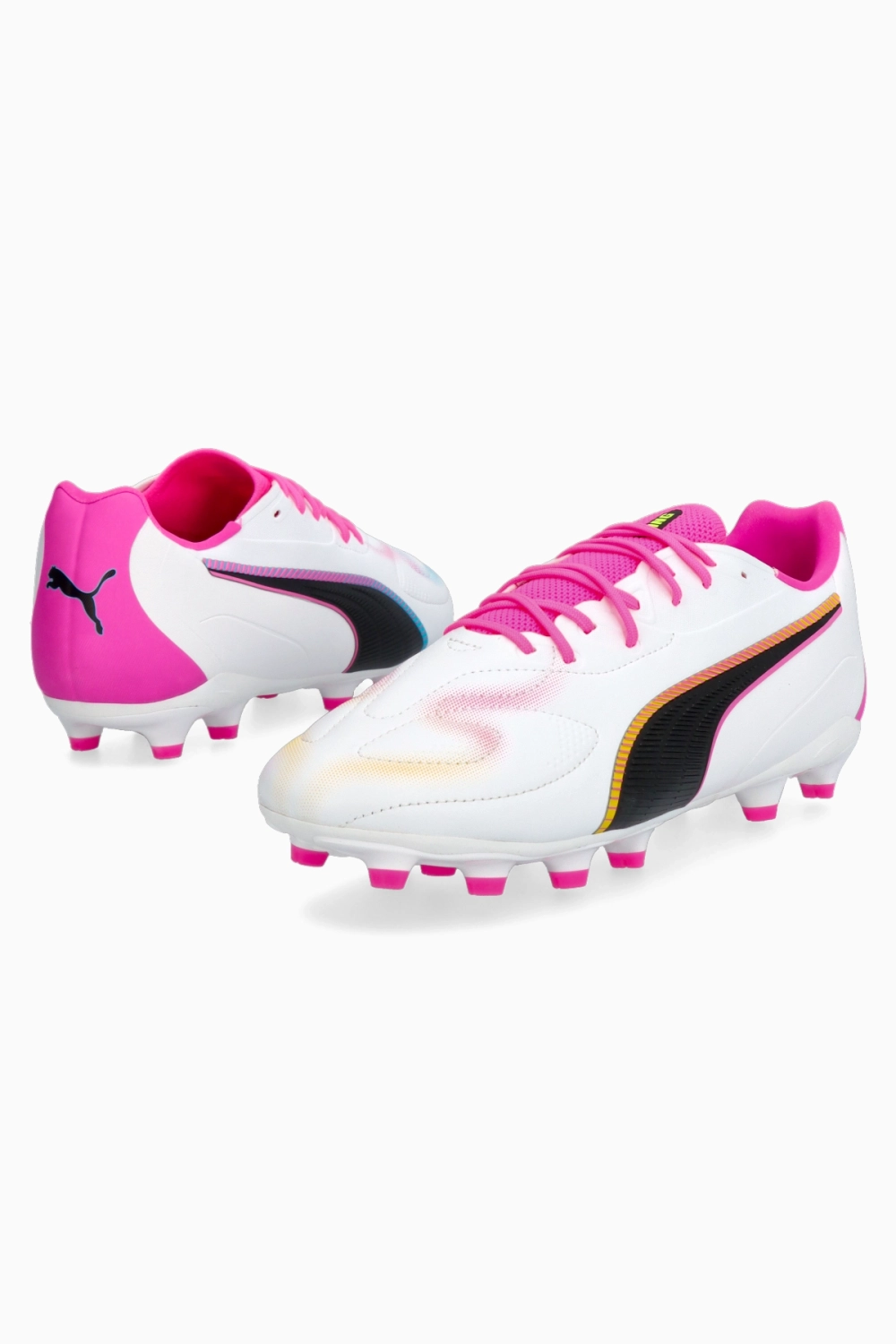 Бутсы Puma King 20 Match FG/AG Junior - белый