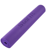 Коврик для йоги и фитнеса FM-101, PVC, 173x61x0,4 см, фиолетовый