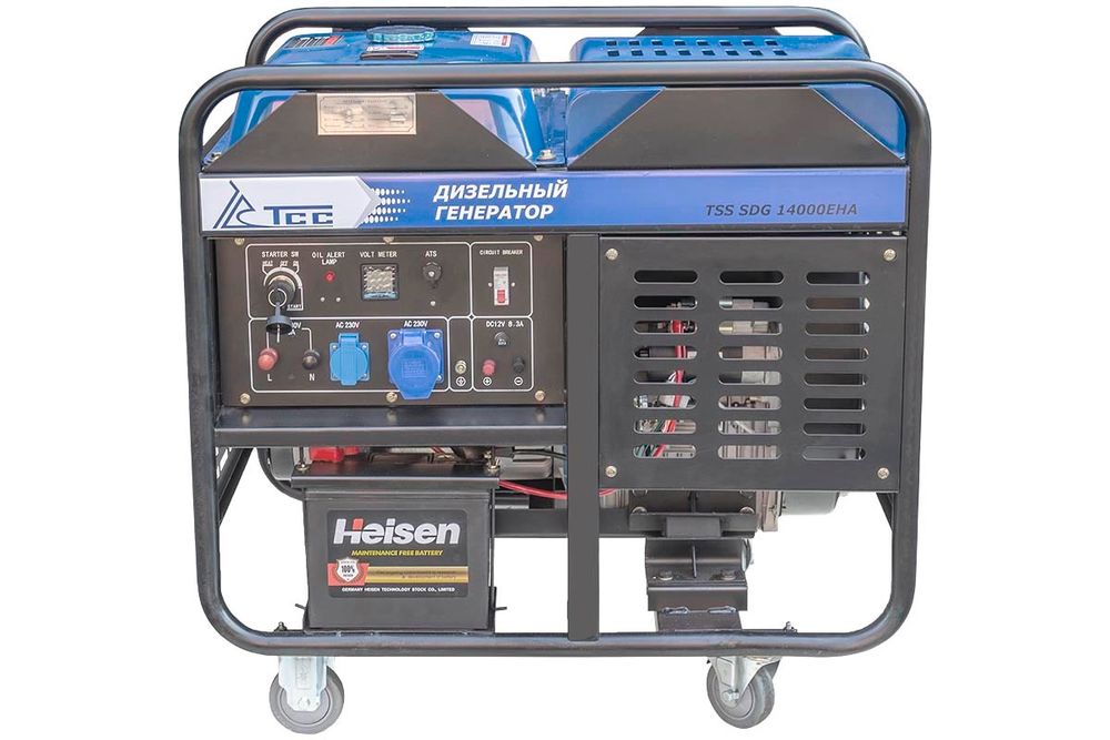 Дизель генератор TSS SDG 14000EHA в погодозащитном кожухе МК-3.1