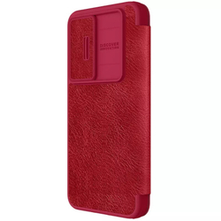 Кожаный чехол-книжка Nillkin Leather Qin Pro для Samsung Galaxy S24 FE