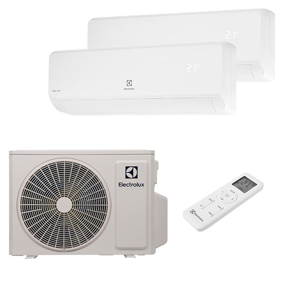 Мультисплит система на 2 комнаты Electrolux EACS/I-07 HMB FMI/N8_ERP/in_WF x 2 / EACO/I-14 FMI-2/N8_ERP