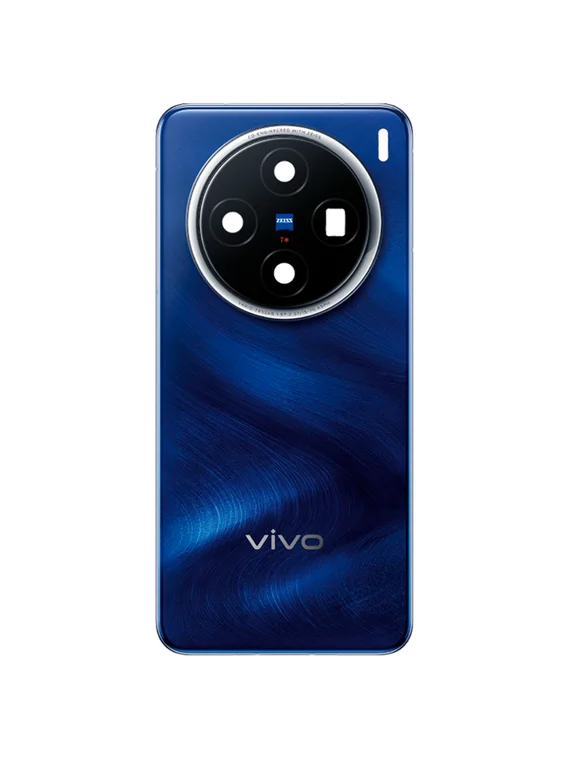 Задняя крышка для Vivo X200 синяя (Blue) со стеклом камеры