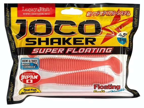 Виброхвосты съедобные LJ Pro Series JOCO SHAKER 4.5in (11,43 см), цв. F05, 3 шт.