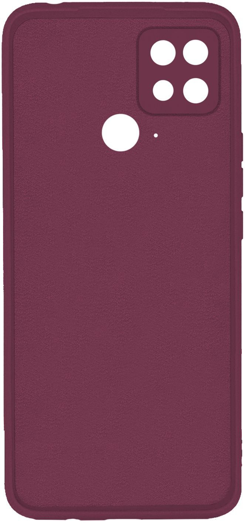 Мягкий Soft Touch чехол из силикона для XIAMI REDMI 10C с бархатной подкладкой