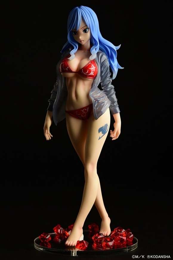 Фигурка Orca Toys FAIRY TAIL Juvia Lockser Gravure_Style Red Bikini!! Wet Sheer Shirt SP: Хвост Феи: Джувия Локсар (красный купальник)