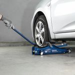 Домкрат гидравлический подкатной, 2т Low Profile, 80-380 мм, в пласт. кейсе Stels