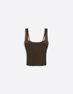 Женский топ-корсет из бенгалина - BERSHKA