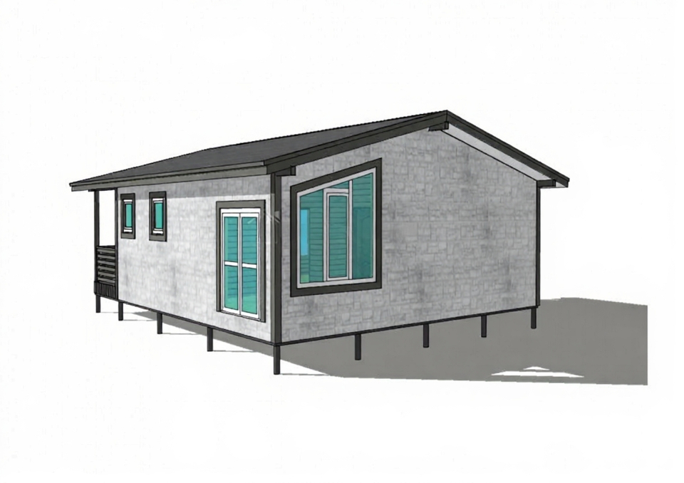 Каркас дома 8 x 8 м