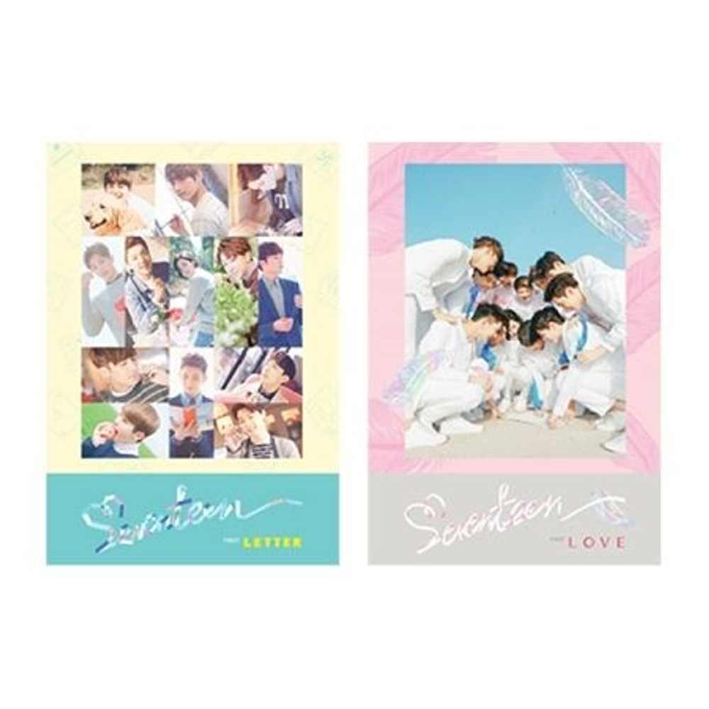 Альбом SEVENTEEN - FIRST LOVE & LETTER 1st Album 2 Version SET