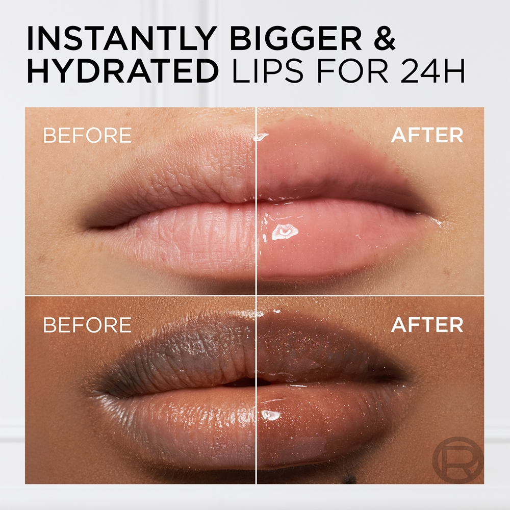 L’Oreal Paris Plump Ambition - Блеск для губ с гиалуроновой кислотой, придающий объем оттенок 390 Cherry Cherie, 5 ml