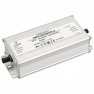 Блок питания 030013 ARPV-LG24100-PFC-A (24V, 4.17A, 100W) Arlight