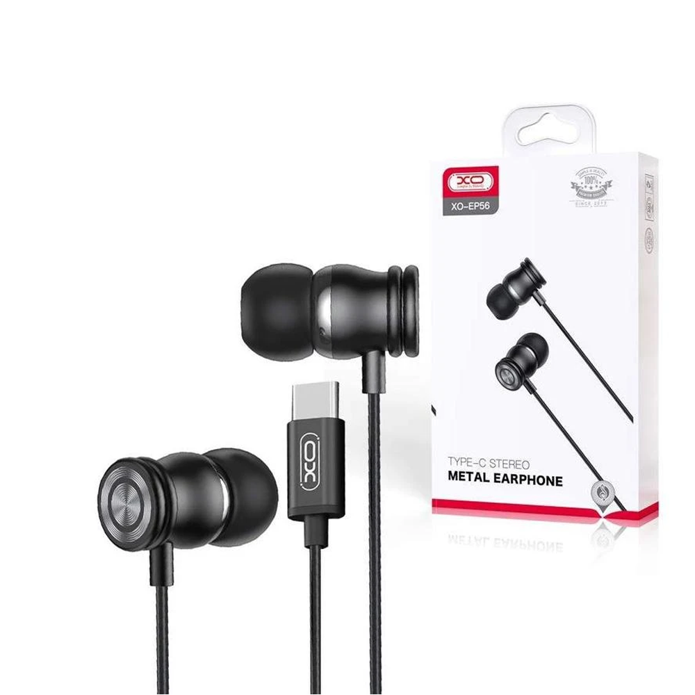 Наушники проводные EP56 Golden Shield In-Ear Type-C  black