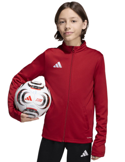 Кофта для мальчика теннисная Adidas Entrada 26 Track - red/white