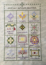 SAL 2022 "Stitches Sampler calendar"