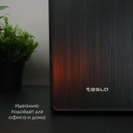 Корпус ТЕСЛА (TESLA) 1703BM, Без БП, mATX, чёрный, 2xUSB2 (TSL-1703-BM)