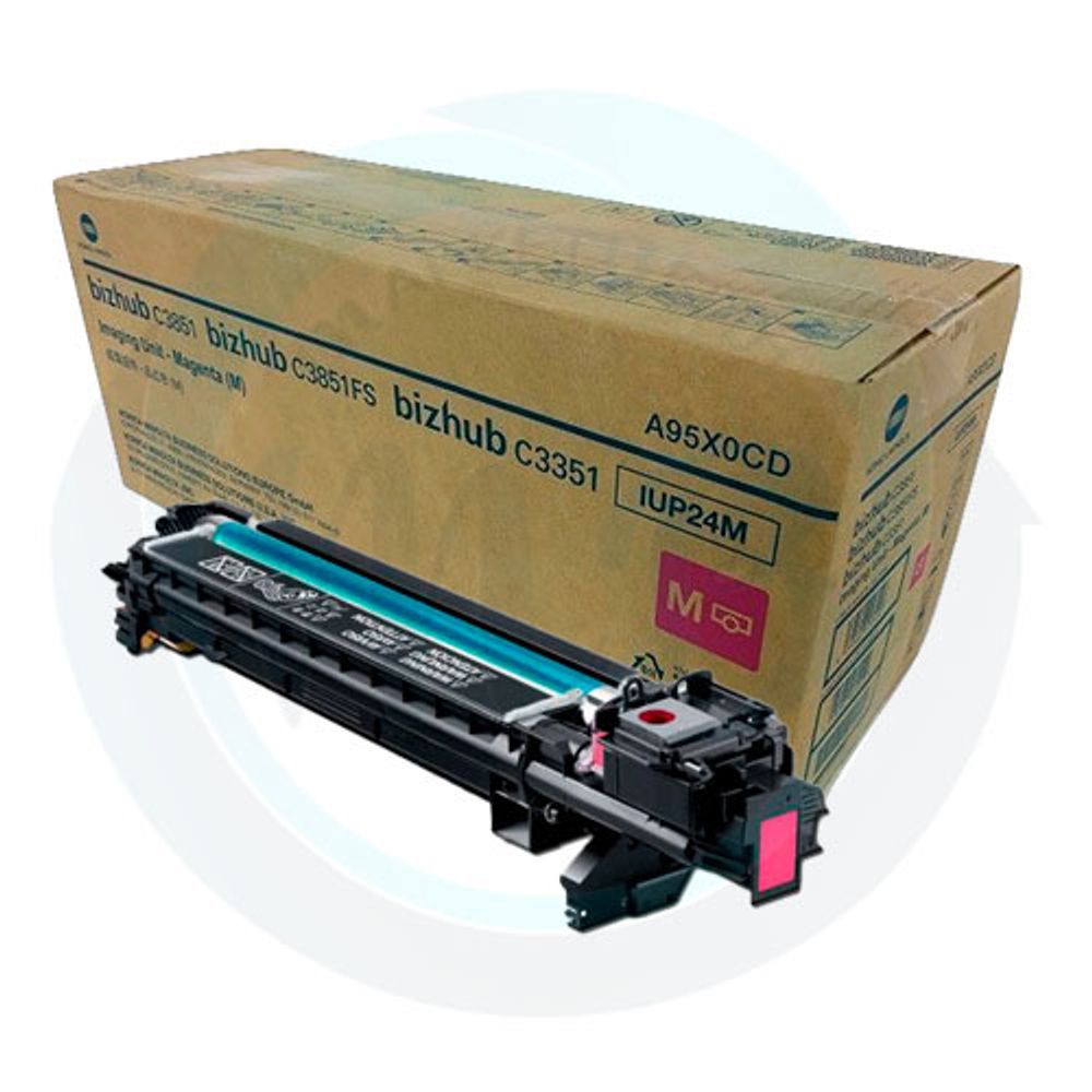 Блок барабана Konica-Minolta IUP-24M bizhub C3351/C3851 пурпурный a95x0cd