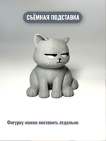 Игнорирую. Фигурка кота серии "Мемурчик" на подставке, мем-сувенир для рабочего стола, подарок коллеге