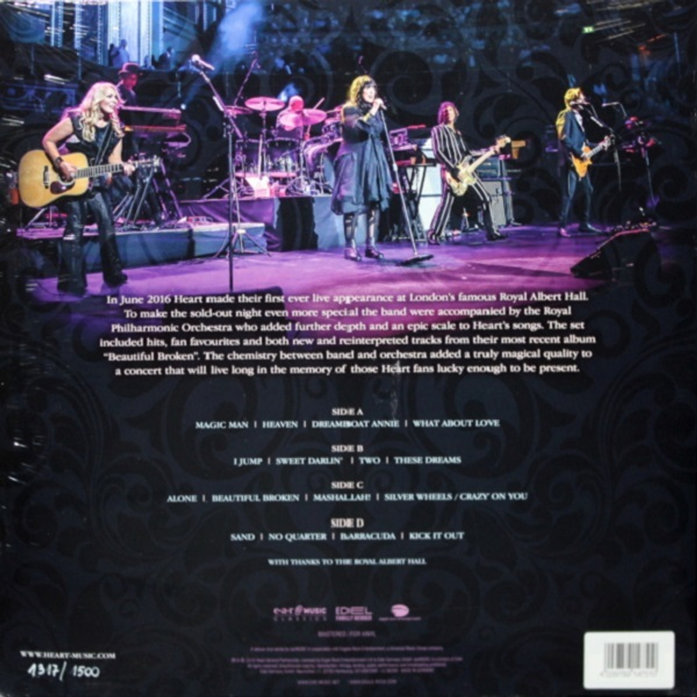 Heart With The Royal Philharmonic Orchestra / Live At The Royal Albert Hall (Coloured Vinyl)(2LP)