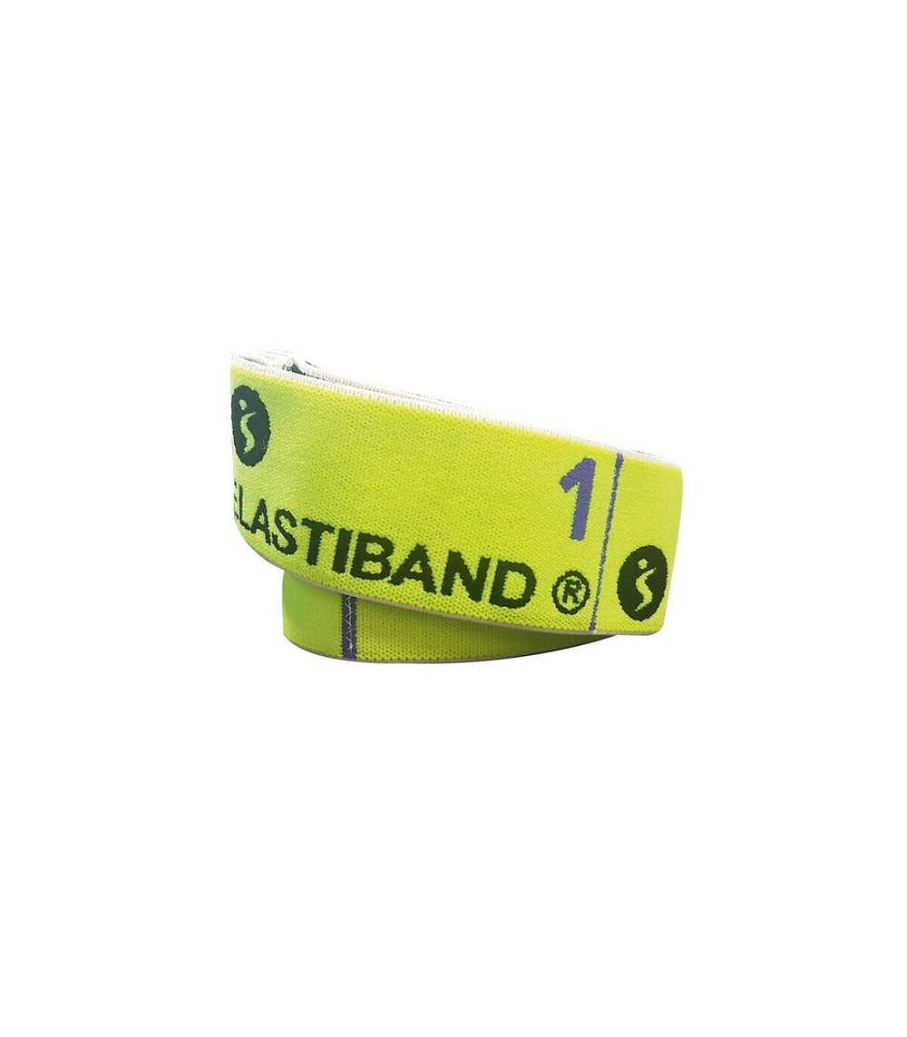 Эспандер Sveltus Elastiband Original 10 кг желтый, постер/ упаковка