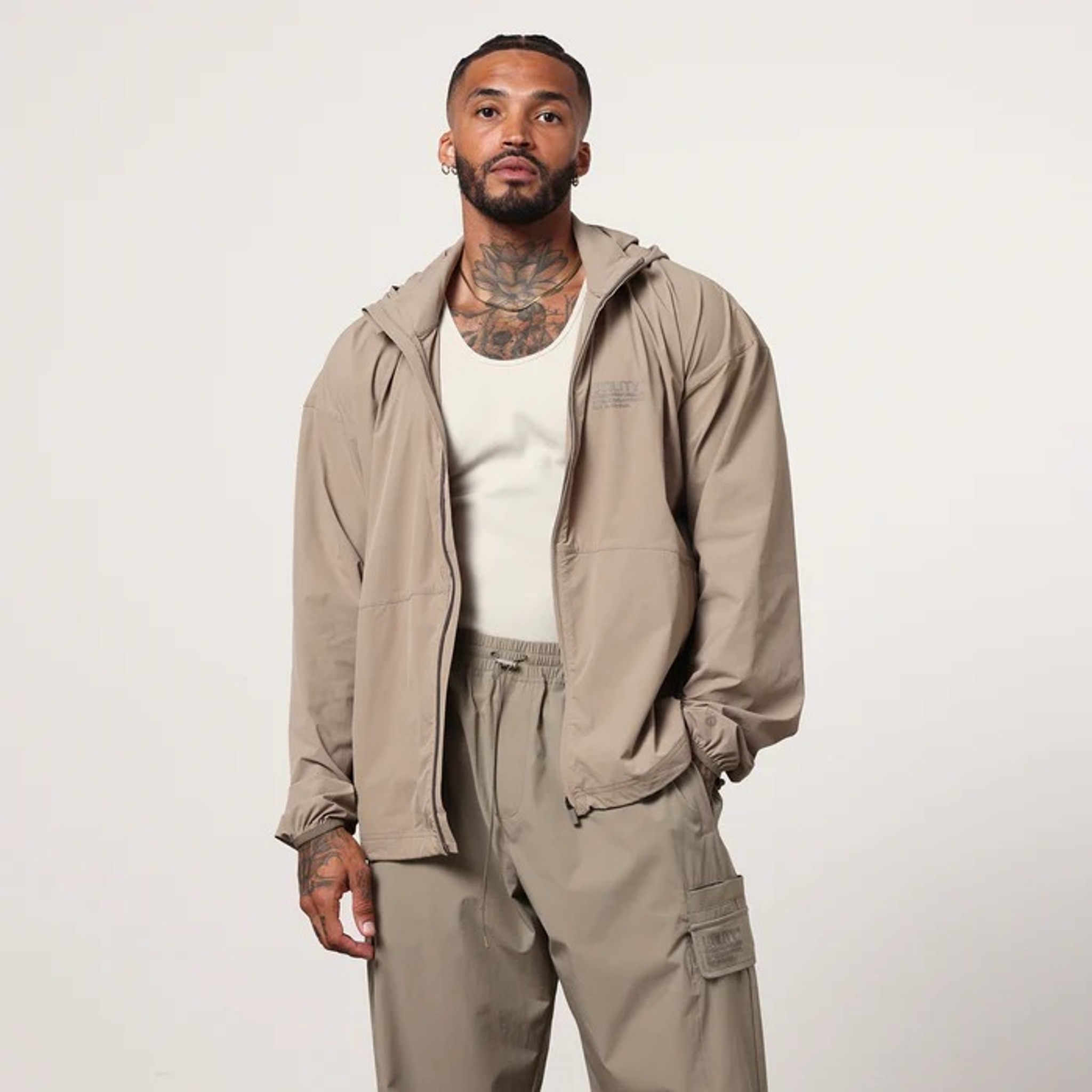Куртка VANQUISH Utility Track Jacket Stone