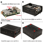 Корпус Raspberry pi 5 P580, для X1002