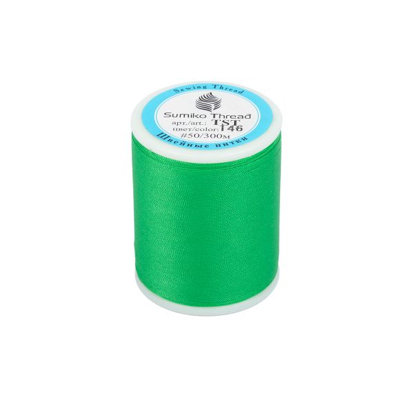 Нитки для трикотажных тканей SumikoThread 300 м, (328 ярд), 146 ярко-салатовый