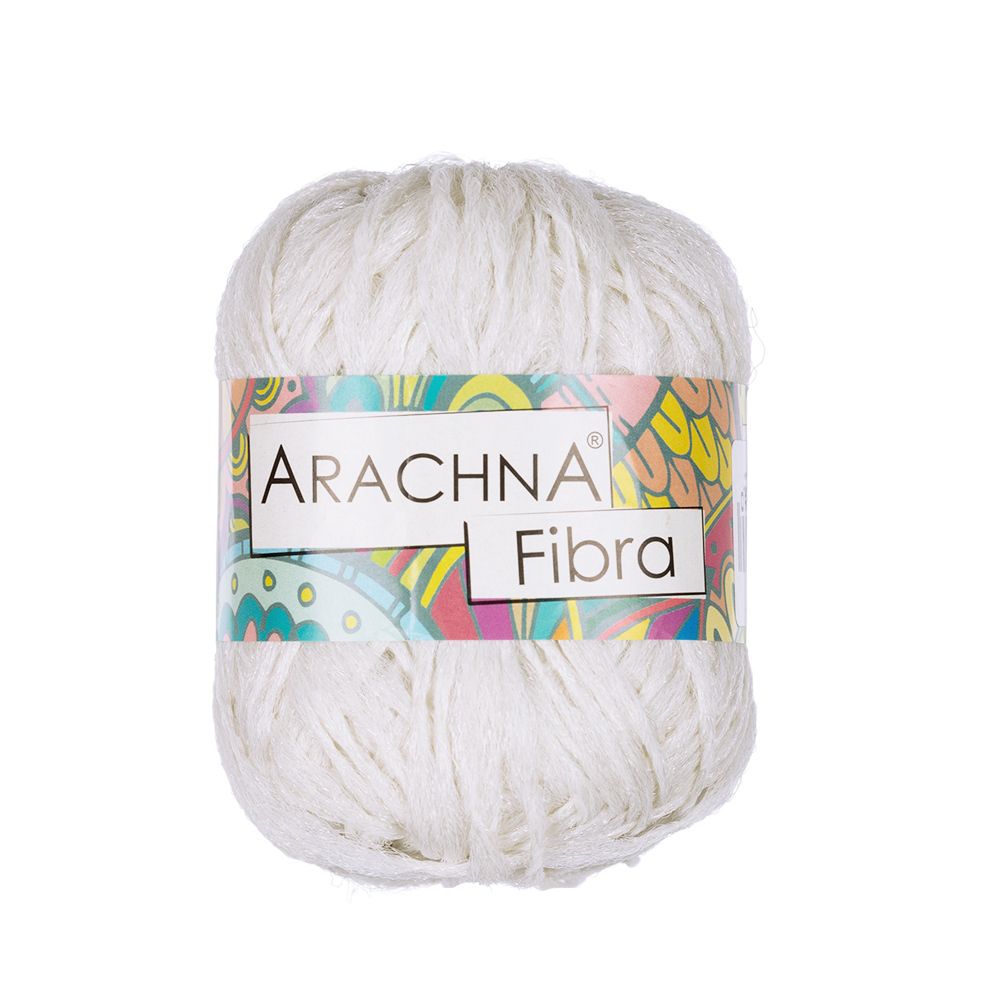 Пряжа Arachna Fibra / уп.10 мот. по 50г, 200м, 01 белый Пряжа Arachna Fibra / уп.10 мот. по 50г, 200м, 01 белый