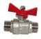 Кран шаровый Lavita Н-Н 1/2" бабочка полнопроходной 41206
