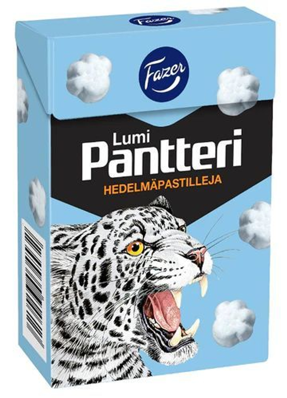 Fazer Жевательные пастилки с фруктовым центром Lumi Pantteri, 70 г (из Финляндии)