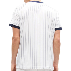 Мужская теннисная футболка Fila BB1 Stripes - white/stripes
