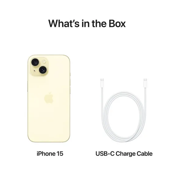 Apple iPhone 15 256 ГБ Yellow (Желтый)