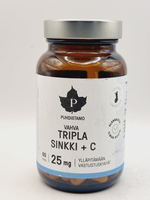 Тройной Цинк + C Puhdistamo Tripla Sinkki 60 капсул (из Финляндии)