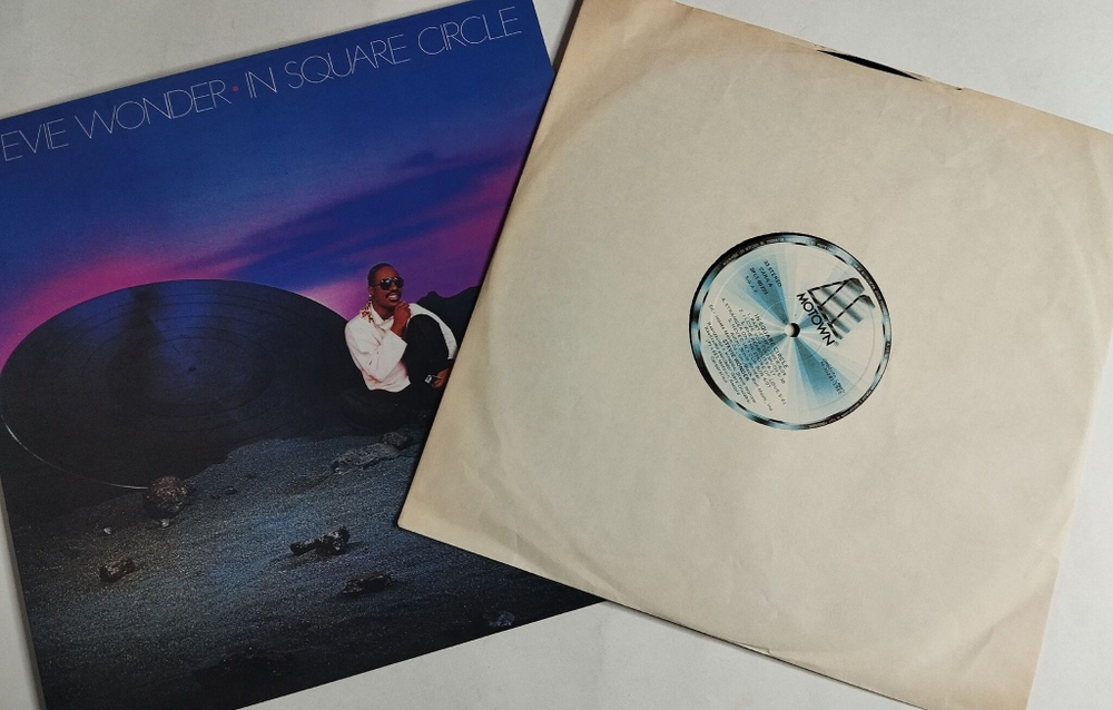 Винтажная виниловая пластинка LP Stevie Wonder In Square Circle (Spain 1985)