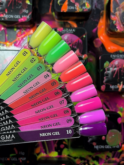 Гель для наращивания ENIGMANIC NEON gel 06 15g.