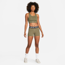 Женские теннисные шорты Nike Pro Ball Shorts Women - Olive, Black
