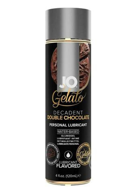 Лубрикант с ароматом шоколада JO GELATO DECADENT DOUBLE CHOCOLATE - 120 мл.